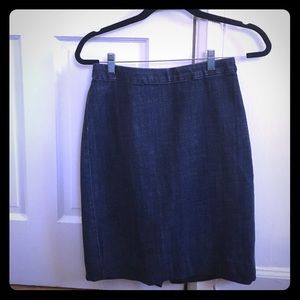 J.Crew denim pencil skirt